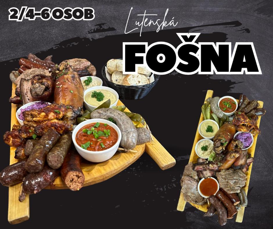 Restaurace A Penzion Lutena Dolni Lutyne Zewnętrze zdjęcie