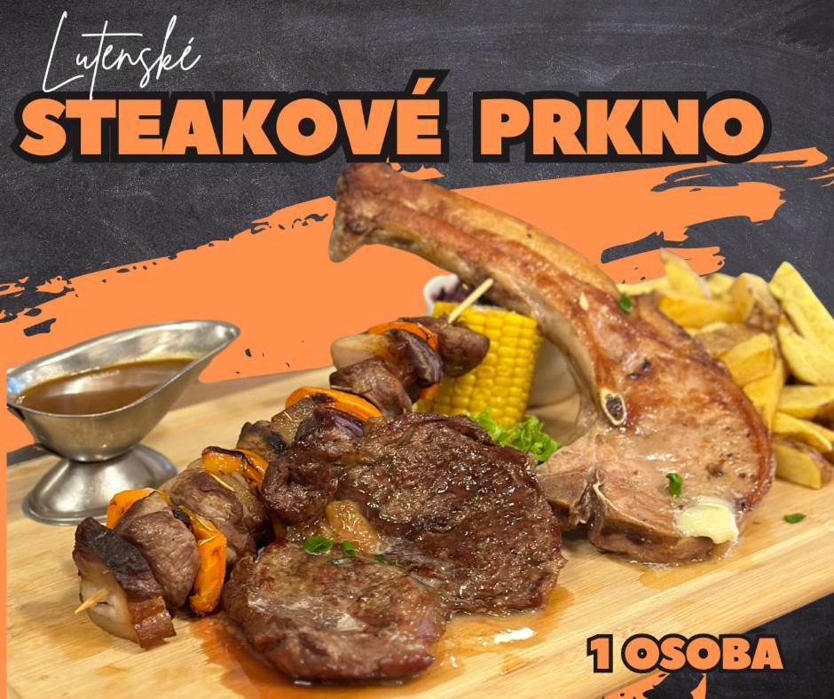 Restaurace A Penzion Lutena Dolni Lutyne Zewnętrze zdjęcie