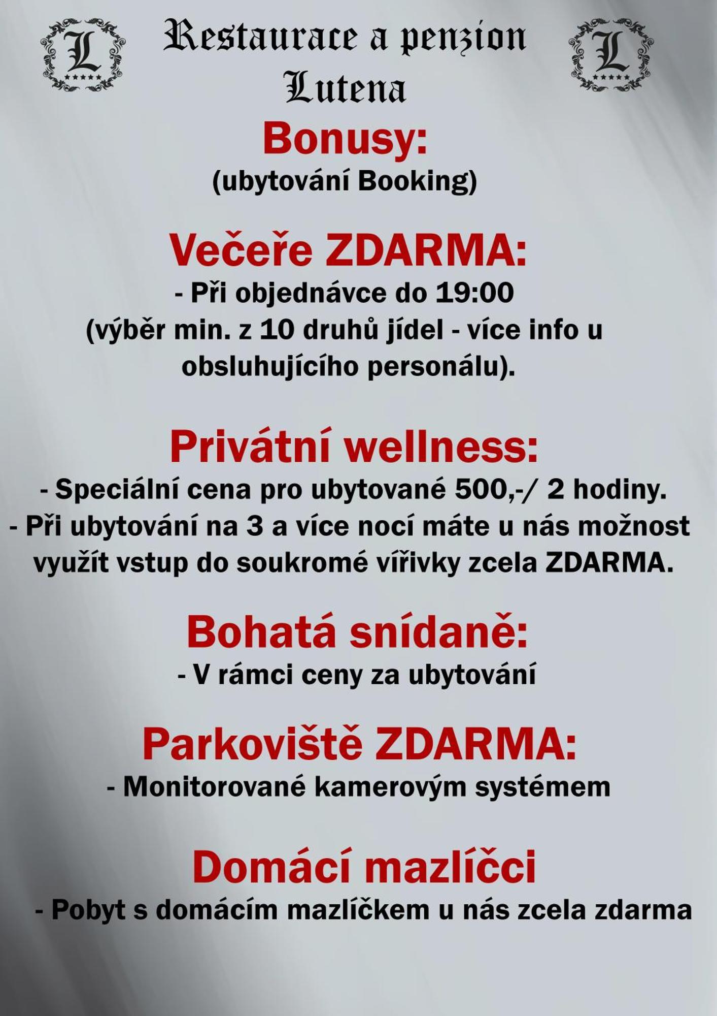 Restaurace A Penzion Lutena Dolni Lutyne Zewnętrze zdjęcie